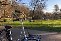 A typical relaxing afternoon at a park near Utrecht University